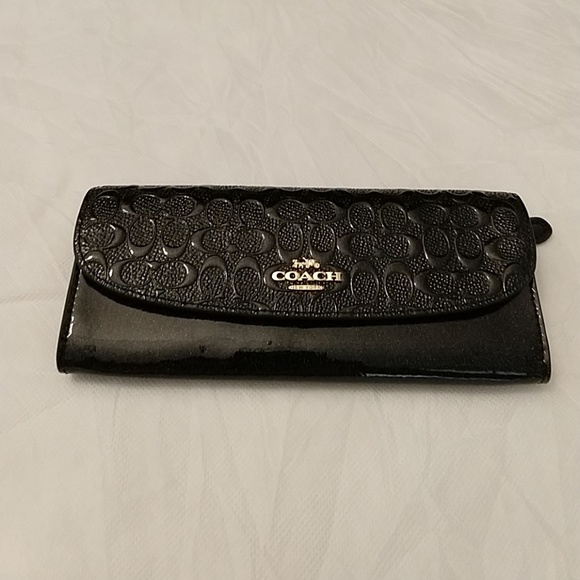 Coach Handbags - Coach Signature Debossed Patent Leather